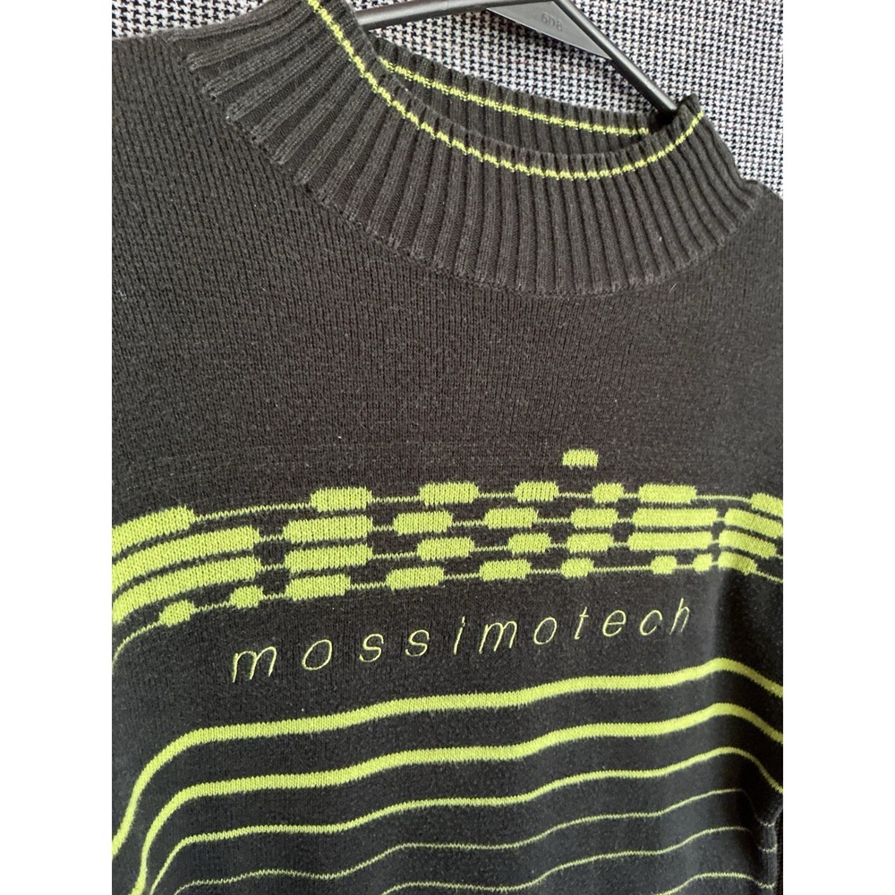 Vintage Skater Mossimo Men's Cotton Color Sweater Size M Stripped Y2K